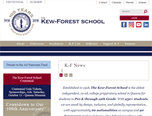 Tablet Screenshot of kewforest.org